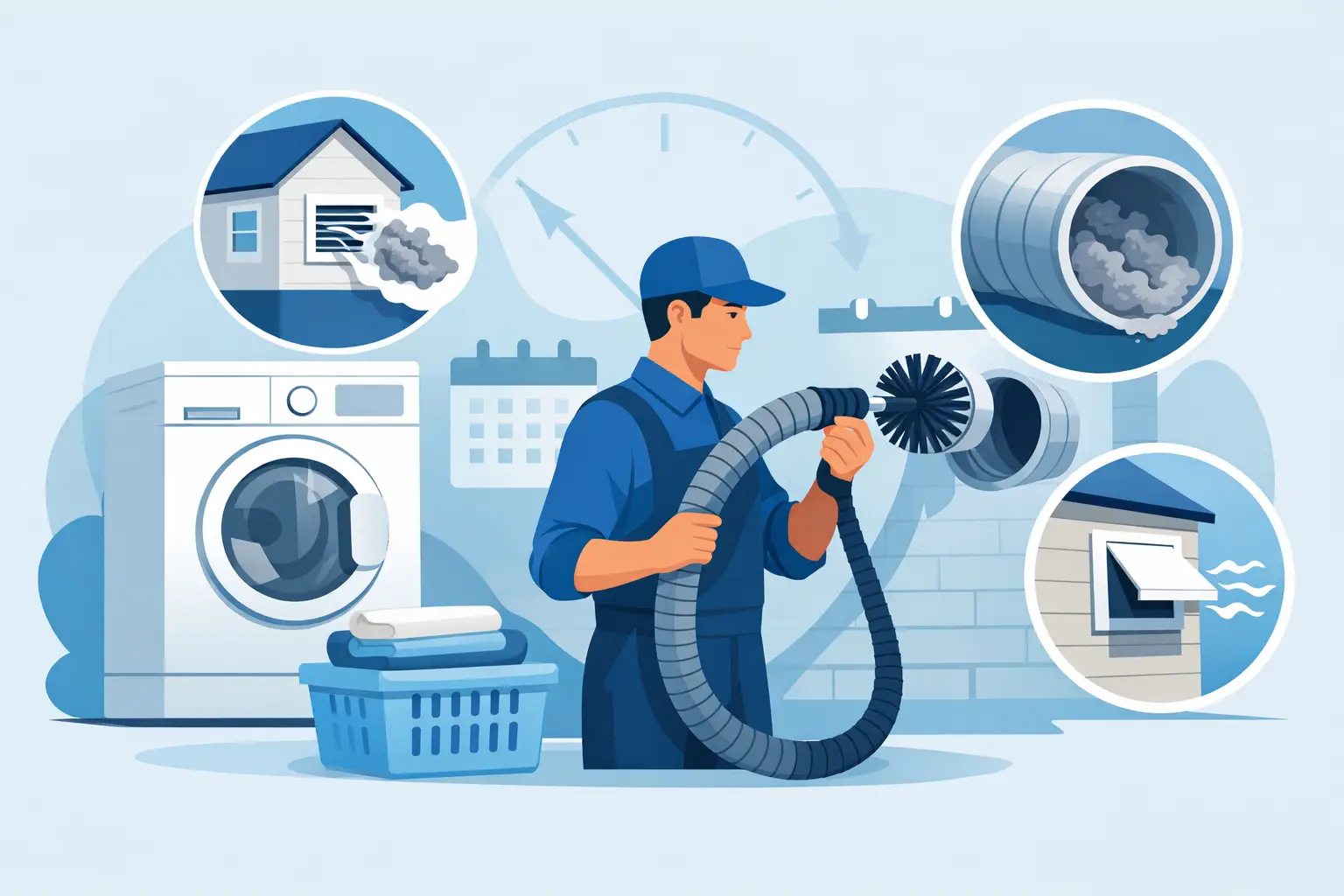 Dryer Vent Cleaning Service: When to Book