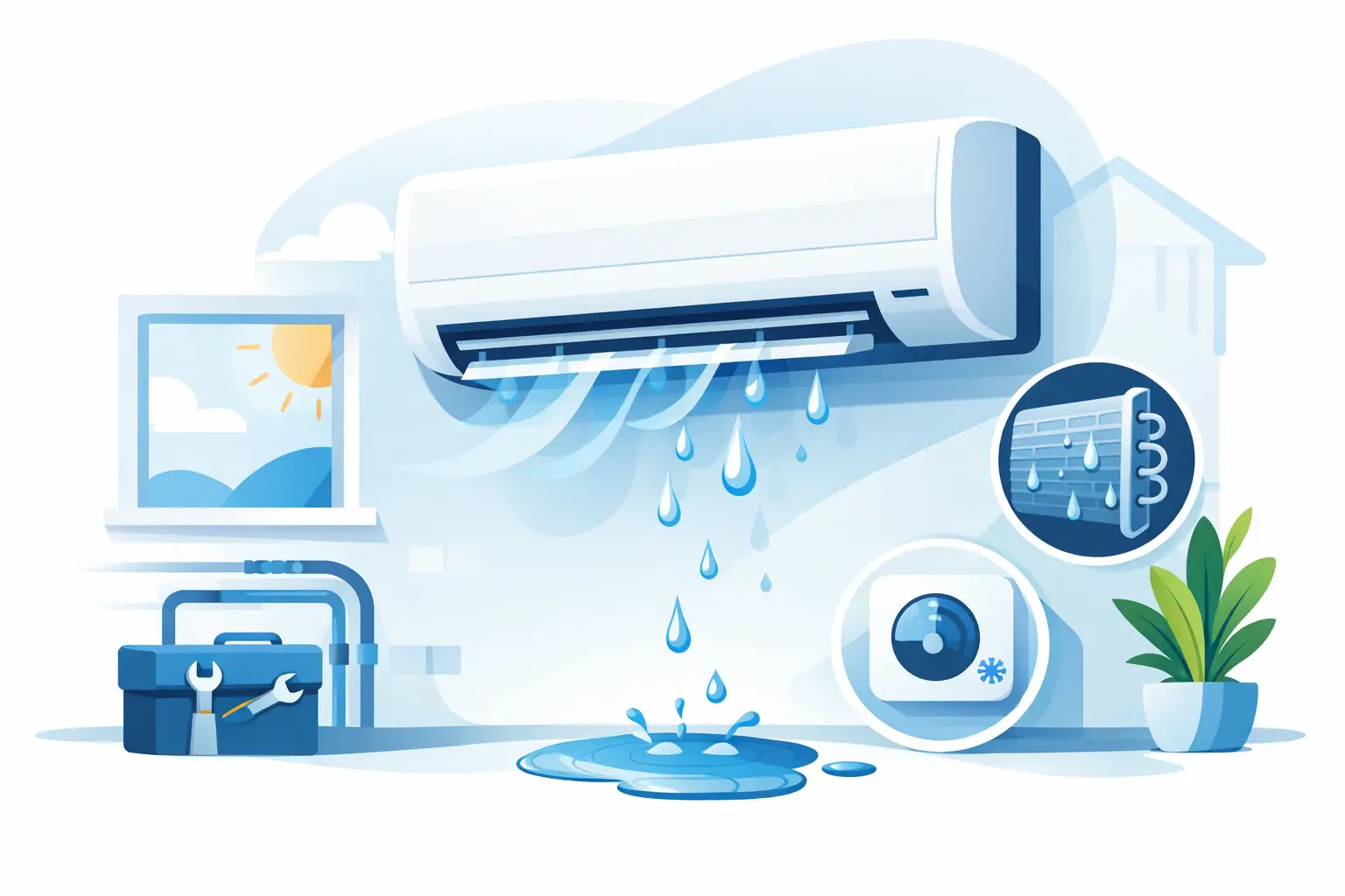Why Is Aircon Leaking Water? Common Causes