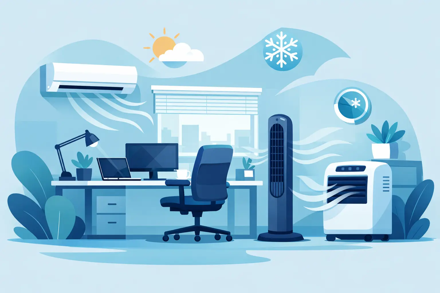 Best Cooling Setup for Small Offices