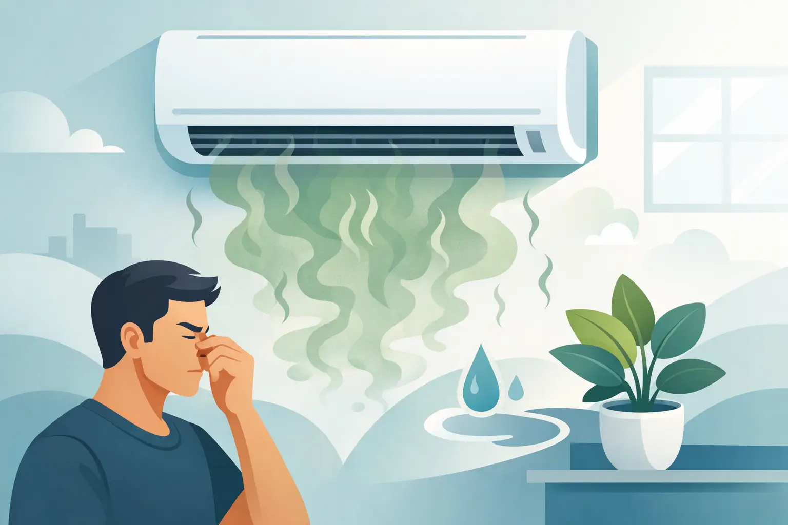 Why Does Aircon Smell Musty?