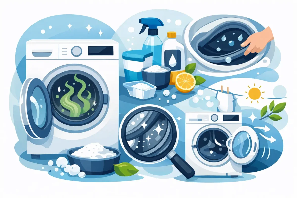 8 Washing Machine Odor Cleaning Tips