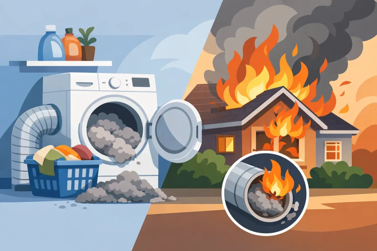 Can Dirty Dryer Vents Cause Fires in Your Home?