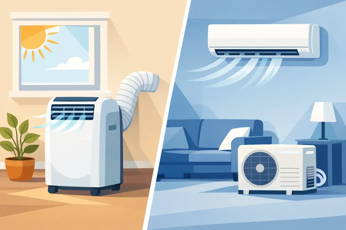 Portable Versus Split Aircon: Which Fits Best?