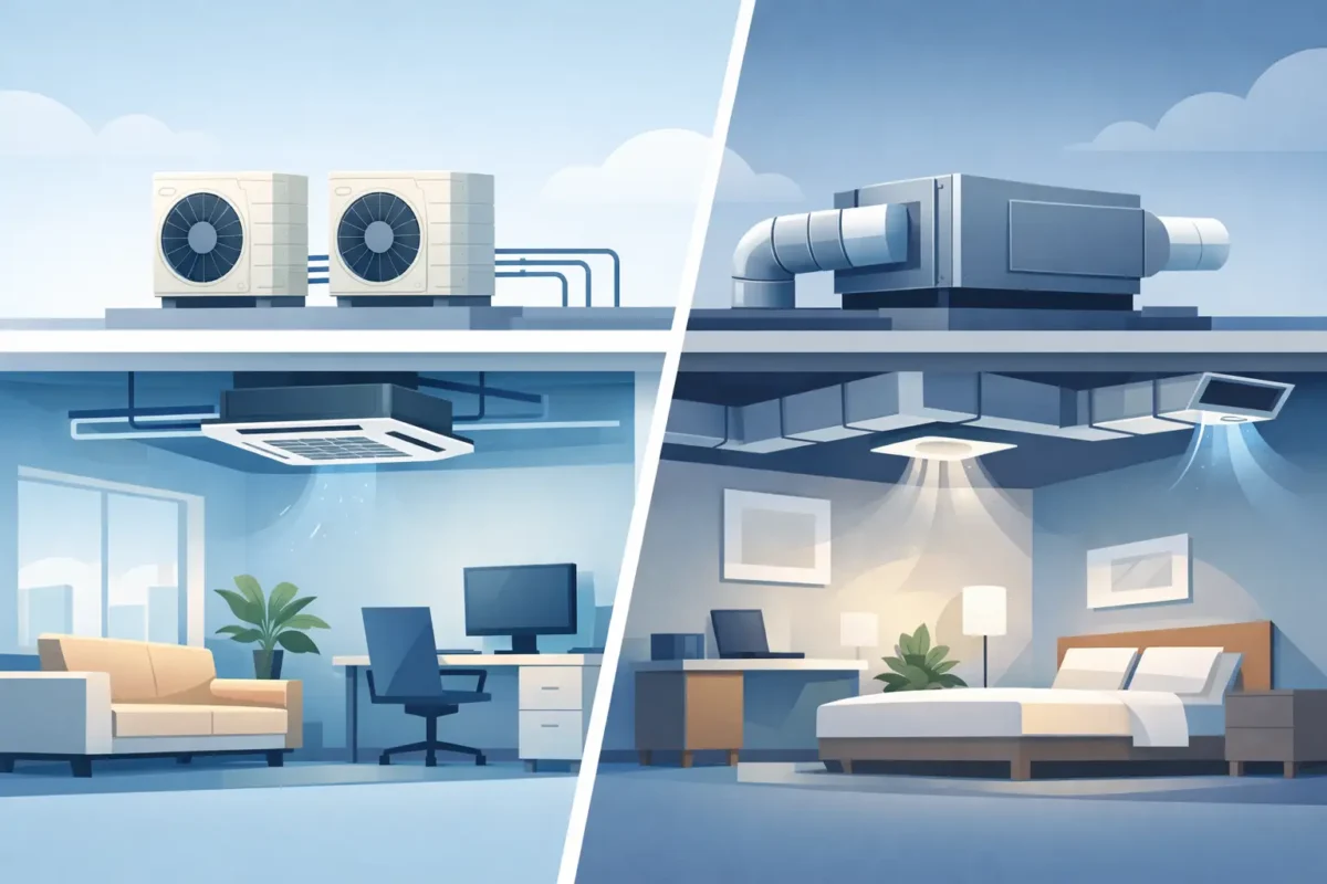 VRV Systems vs Ducted Cooling: Which Fits?