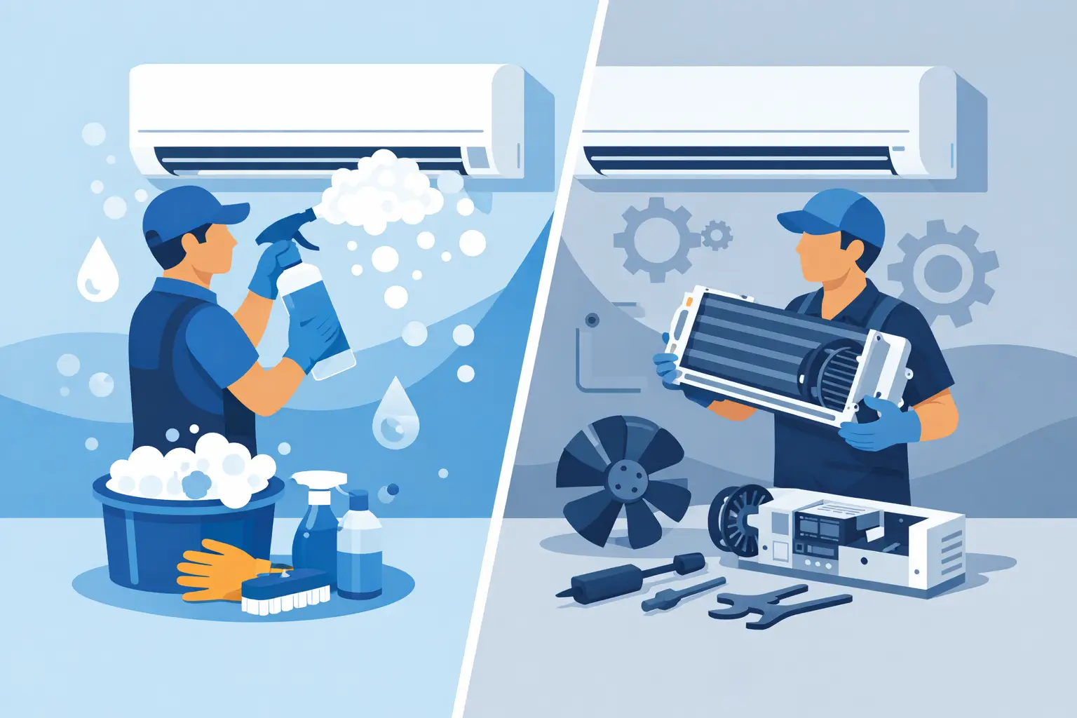 Aircon Chemical Wash vs Overhaul - Which Fits?